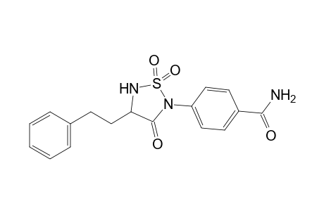 4-[4'-(2"-Phenylethyl)-1',1',3'-trioxo-1-.lambda( 6).,2,5-thiadiazolan-2'-yl]benzene-1-carboxamide