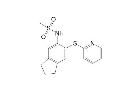 N-{6-[(2-pyridyl)thio]-5-indanyl}methanesulfonamide