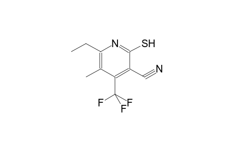 3-pyridinecarbonitrile, 6-ethyl-2-mercapto-5-methyl-4-(trifluoromethyl)-