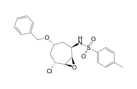 1.beta.-(p-Toluenesulfonamido)-2.beta.,3.beta.-epoxy-4.alpha.-chloro-6.alpha.-(benzyloxy)cycloheptene
