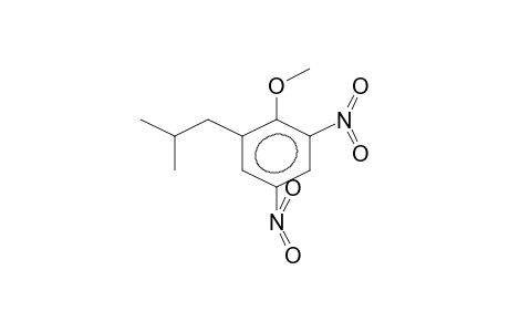 Benzene, 2-methoxy-1-(2-methylpropyl)-3,5-dinitro-