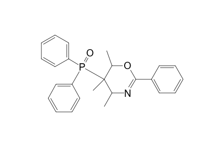 4H-1,3-Oxazine, 5-(diphenylphosphinyl)-5,6-dihydro-4,5,6-trimethyl-2-phenyl-