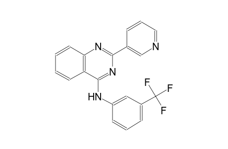 2-(3-pyridinyl)-N-[3-(trifluoromethyl)phenyl]-4-quinazolinamine