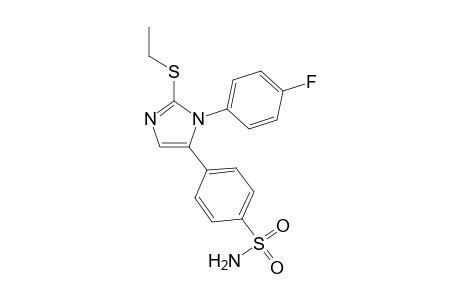 4-[2-Ethylthio-1-(4-fluorophenyl)imidazol-5-yl]benzenesulfonamide