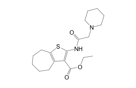 ethyl 2-[(1-piperidinylacetyl)amino]-5,6,7,8-tetrahydro-4H-cyclohepta[b]thiophene-3-carboxylate