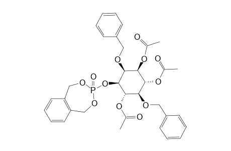 2,4,5-tris[O-Acetyl]-3,6-di[O-benzyl]-1-[O-(3'-oxo-1',5'-dihydro-3.lambda<5>.-2',4',3'-benzodioxaphosphepin-3'-yl]-D-myo-inositol