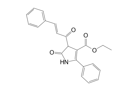 Ethyl 4-cinnamoyl-4,5-dihydro-5-oxo-2-phenylpyrrole-3-carboxylate