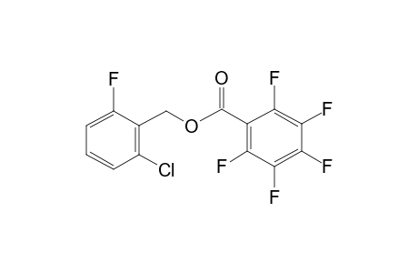 2-Chloro-6-fluorobenzyl 2,3,4,5,6-pentafluorobenzoate