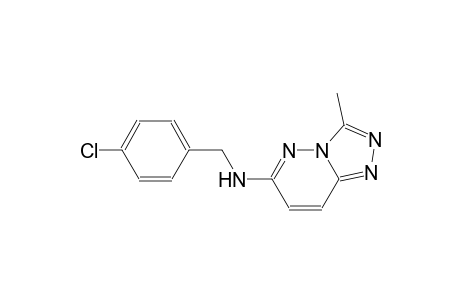 [1,2,4]triazolo[4,3-b]pyridazin-6-amine, N-[(4-chlorophenyl)methyl]-3-methyl-