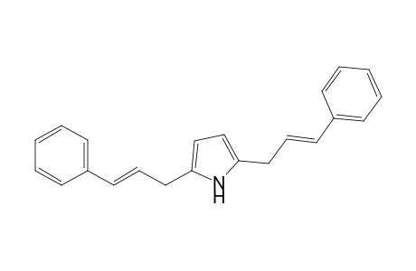 2,5-bis[(E)-3-phenylprop-2-enyl]-1H-pyrrole