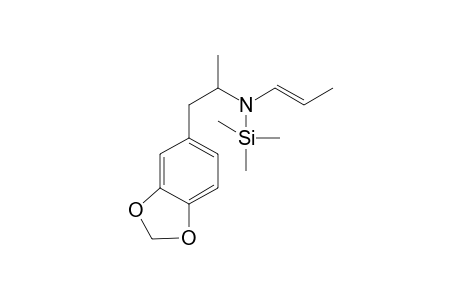 N-Prop-1-enyl-3,4-methylenedioxyamphetamine TMS