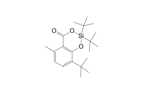 2,2,8-tritert-butyl-5-methyl-1,3,2-benzodioxasilin-4-one