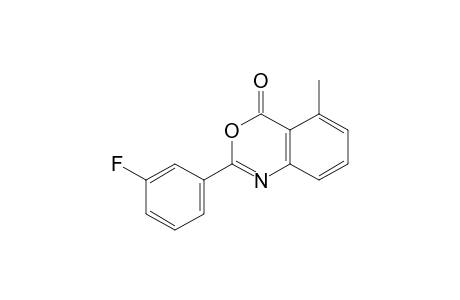 4H-3,1-Benzoxazin-4-one, 2-(3-fluorophenyl)-5-methyl-