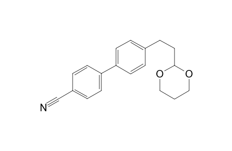 4'-(2-(1,3-dioxane-2-yl)ethyl)biphenyl-4-carbonitrile