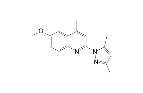 2-(3,5-dimethylpyrazol-1-yl)-6-methoxy-4-methylquinoline