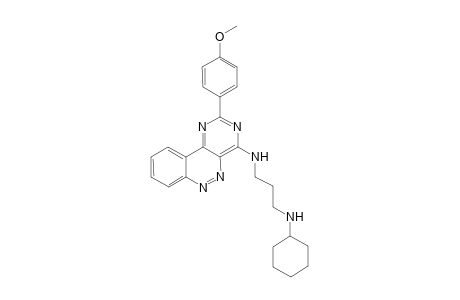 N-Cyclohexyl-N'-[2-(4-Methoxyphenyl)-pyrimido[5,4-c]cinnolin-4-yl]propane-1,3-diamine