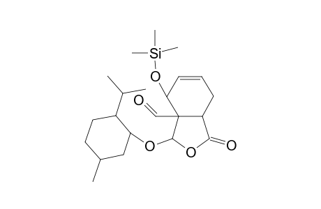 3a-Formyltetrahydro-3-menthyloxy-4-trimethylsiloxy-3a,4,7,7a-tetrahydro-3H-isobenzofuran-1-one