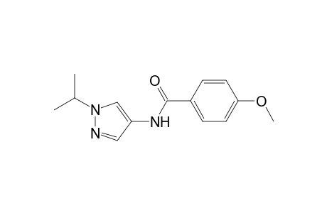 Benzamide, 4-methoxy-N-[1-(1-methylethyl)-1H-pyrazol-4-yl]-