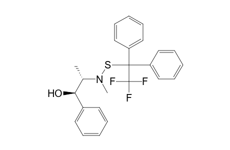 N-[(1S,2R)-(2-Hydroxy-1-methyl-2-phenyl)ethyl]-N-methyl-2,2,2-trifluoro-1,1-diphenylethanesulfenamide