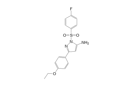 1H-pyrazol-5-amine, 3-(4-ethoxyphenyl)-1-[(4-fluorophenyl)sulfonyl]-