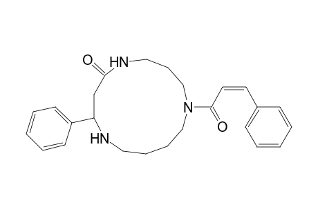 2-Phenyl-9-[(Z)-3-phenylacryloyl]-1,5,9-triazacyclotridecan-4-one