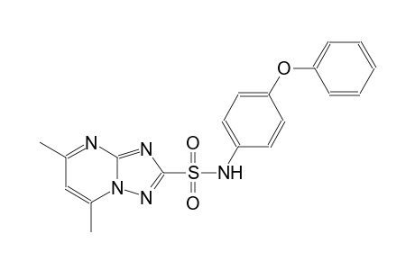 [1,2,4]triazolo[1,5-a]pyrimidine-2-sulfonamide, 5,7-dimethyl-N-(4-phenoxyphenyl)-