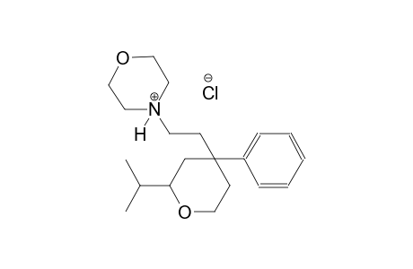 morpholinium, 4-[2-[tetrahydro-2-(1-methylethyl)-4-phenyl-2H-pyran-4-yl]ethyl]-, chloride