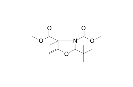 Dimethyl 2-tert-butyl-4-methyl-5-methylene-1,3-oxazolidine-3,4-dicarboxylate