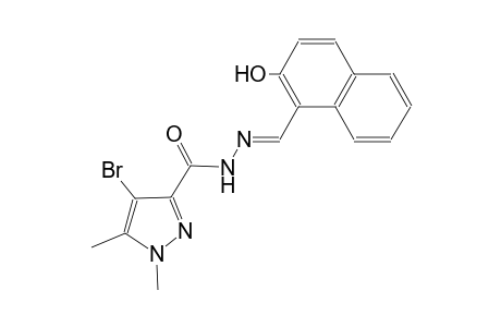 4-bromo-N'-[(E)-(2-hydroxy-1-naphthyl)methylidene]-1,5-dimethyl-1H-pyrazole-3-carbohydrazide