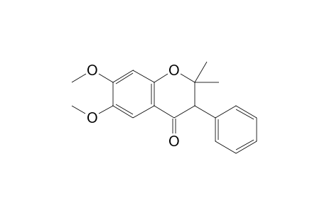 6,7-Dimethoxy-2,2-dimethyl-3-phenylchroman-4-one