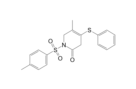 5-Methyl-4-(phenylthio)-1-tosyl-1,2,3,6-tetrahydro-2-pyridinone