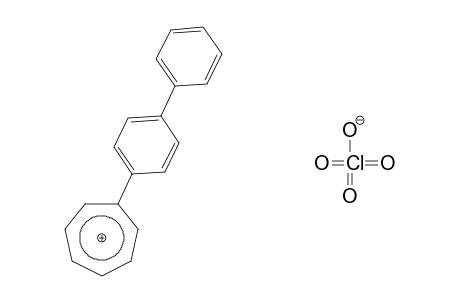 (4-biphenylyl)cycloheptatrienylium perchlorate