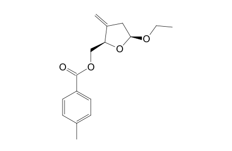 ETHYL-2,3-DIDEOXY-3-C-METHYLENE-5-O-TOLUOYL-D-GLYCERO-PENTOFURANOSIDE;BETA-ANOMER