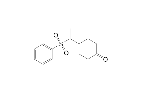 4-(1-Besylethyl)cyclohexanone