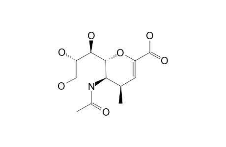 5-ACETAMIDO-2,6-ANHYDRO-3,4,5-TRIDEOXY-4-METHYL-D-GLYCERO-D-TALO-NON-2-ENOIC_ACID