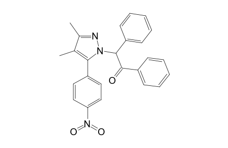 2-[3,4-dimethyl-5-(4-nitrophenyl)pyrazol-1-yl]-1,2-di(phenyl)ethanone