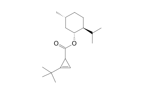 (1R,2S,5R)-Menthyl 2-(tert-butyl)cycloprop-2-en-1-carboxylate