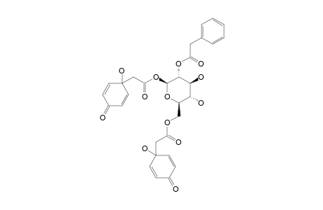JACAGLABROSIDE_B;1,6-BIS-(1-HYDROXY-4-OXO-2,5-CYCLOHEXADIENE-1-ACETYL)-2-BENZENEACETYL-BETA-GLUCOPYRANOSIDE