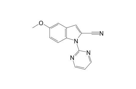 5-Methoxy-1-(pyrimidin-2-yl)-1H-indole-2-carbonitrile