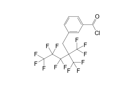 3-[3,3,4,4,5,5,5-heptafluoro-2,2-bis(trifluoromethyl)pentyl]benzoyl chloride
