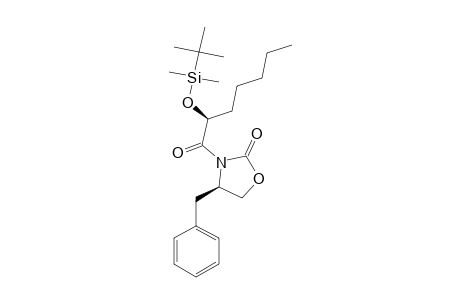 (4R,2'R)-4-BENZYL-3-(2'-O-TERT.-BUTYLDIMETHYLSILYL-HEPTANOYL)-2-OXAZOLIDINONE