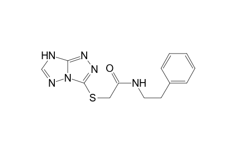 Acetamide, N-(2-phenylethyl)-2-(7H-[1,2,4]triazolo[4,3-b][1,2,4]triazol-3-ylthio)-