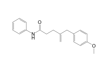 4-(4-Methoxybenzyl)-N-phenylpent-4-enamide