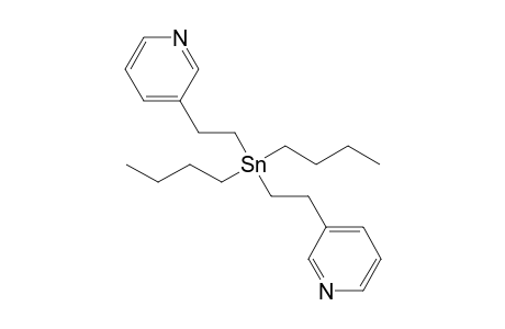 Bis[2-(3-pyridyl)ethyl]dibutylstannane