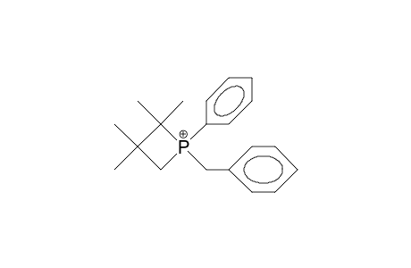 1-Phenyl-1-benzyl-2,2,3,3-tetramethyl-phosphetanium cation