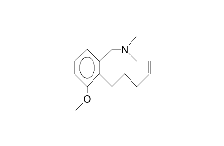 1-Methoxy-3-dimethylaminomethyl-2-(4-pentenyl)-benzene