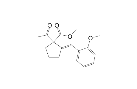 (E)-methyl 1-acetyl-2-(2-methoxybenzylidene)cyclopentanecarboxylate