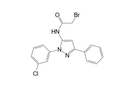5-(2-Bromoacetylamino)-1-(3-chlorophenyl)-3-phenylpyrazole