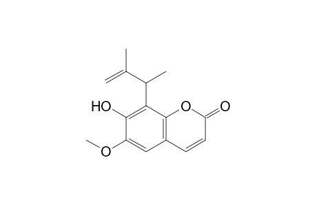 8-(1',2'-Dimethylallyl)-7-hydroxy-6-methoxycoumarin