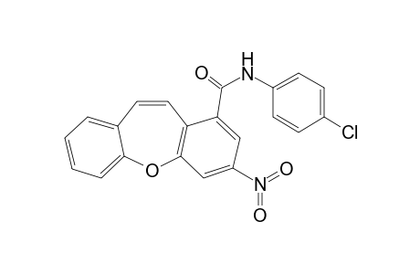 Dibenzo[b,f]oxepin-1-carboxamide, N-(4-chlorophenyl)-3-nitro-